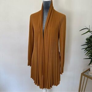 Dreamers Rust Open Front Cardigan Sweater
